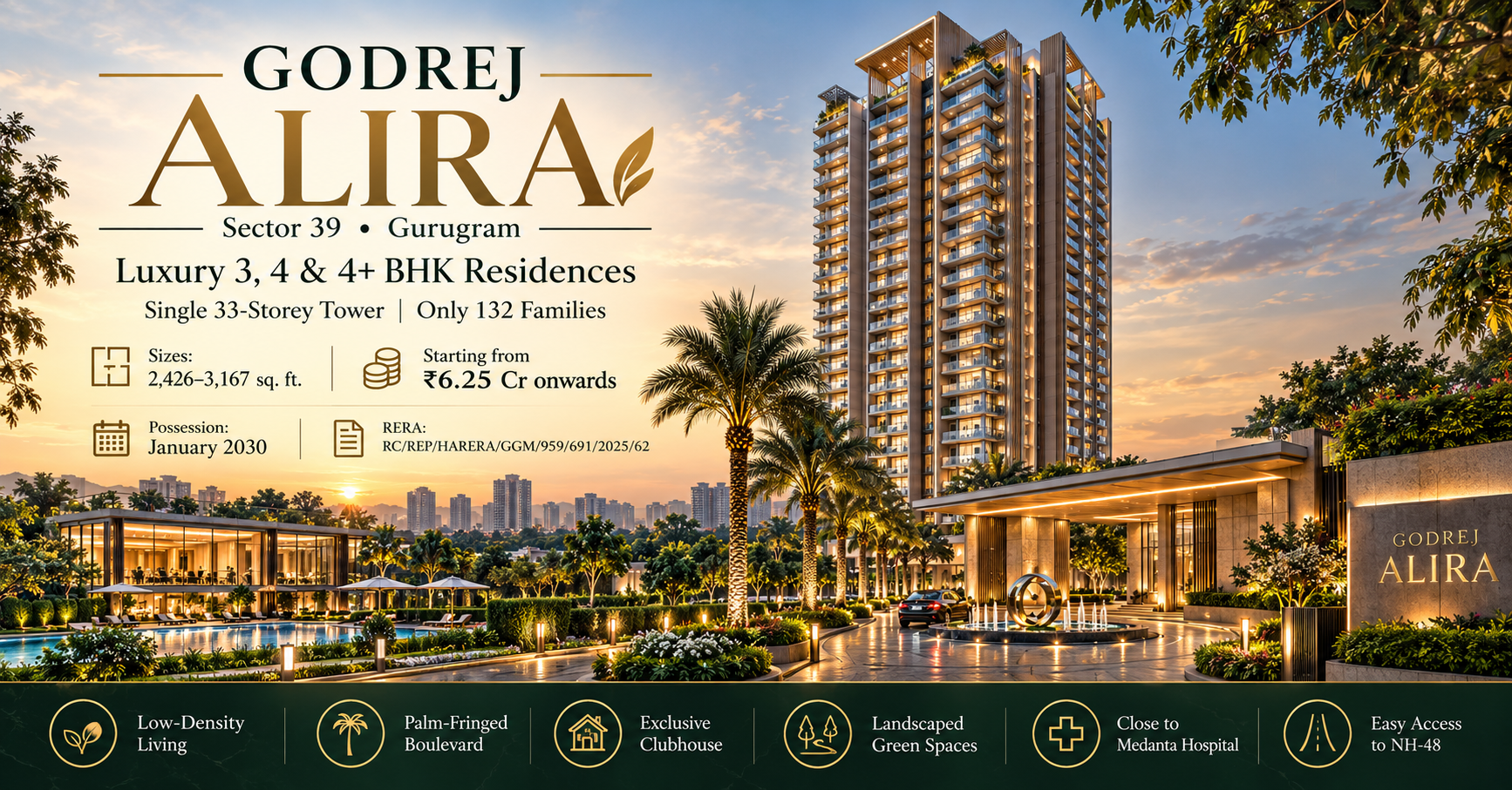 Godrej Alira Gurugram: Boutique Luxury Living in Sector 39