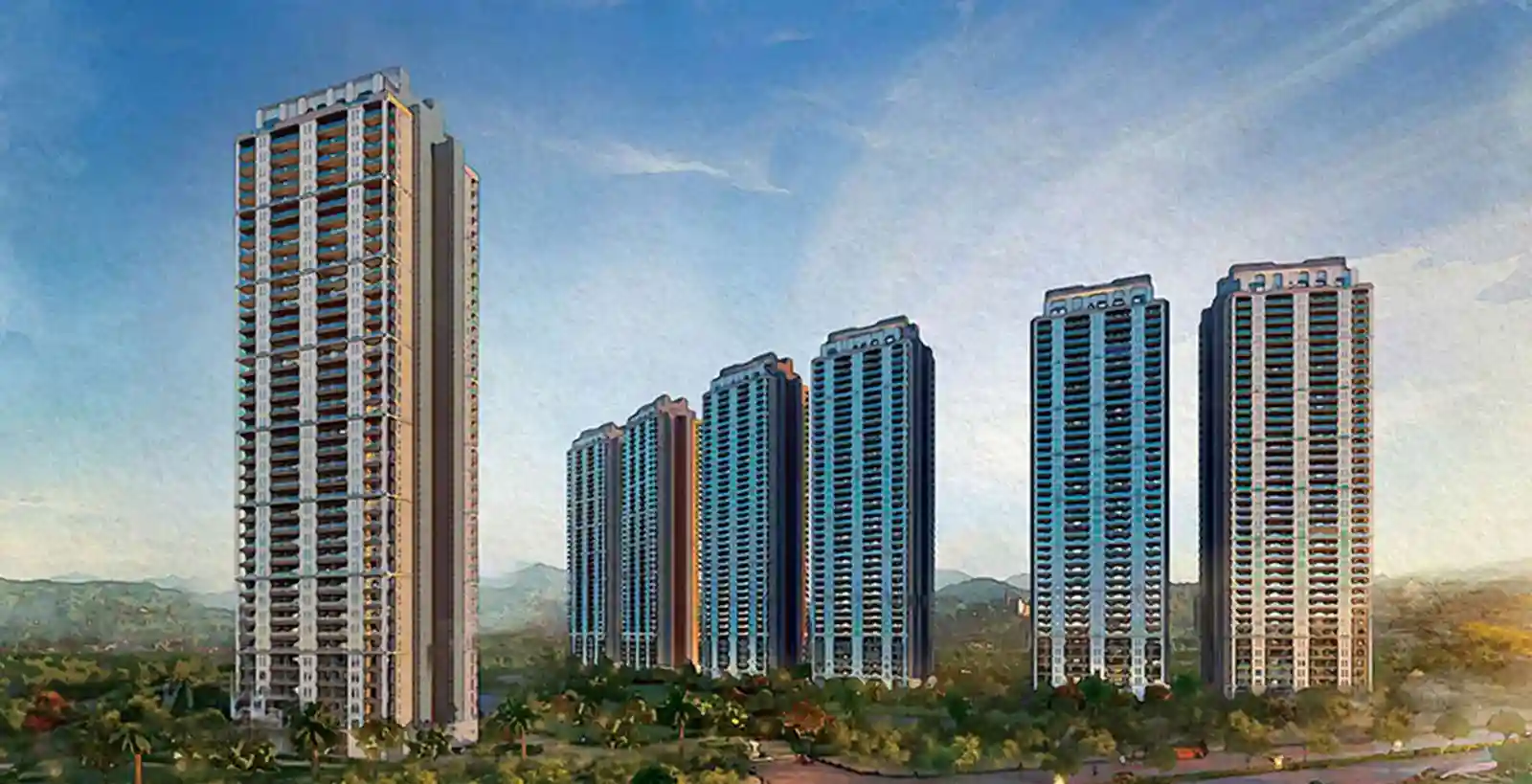 DLF Privana West project view