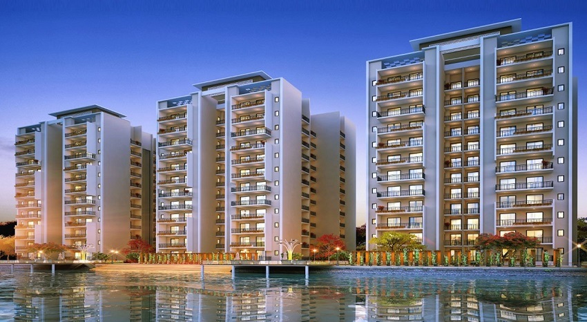 Central Park Aqua Front Towers project view