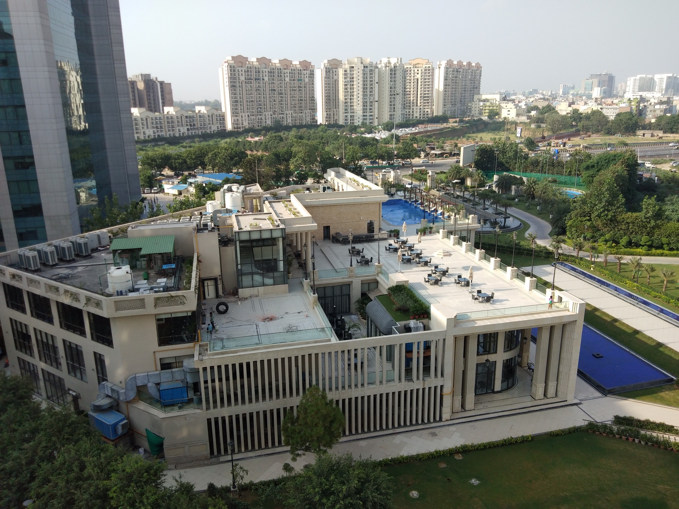 Central Park Sky Villas project view